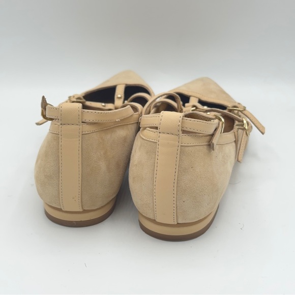 CORSO COMO Mince Caged Pointed Flats Tan Cream Neutral - Picture 6 of 7